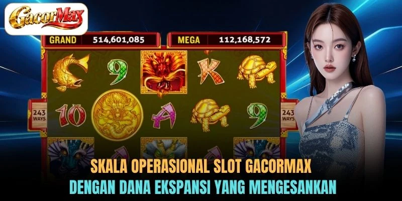Skala operasional Slot GACORMAX dengan dana ekspansi yang mengesankan